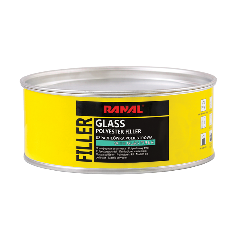 Влакнест полиестерен кит - Polyester putty with glass fiber GLASS