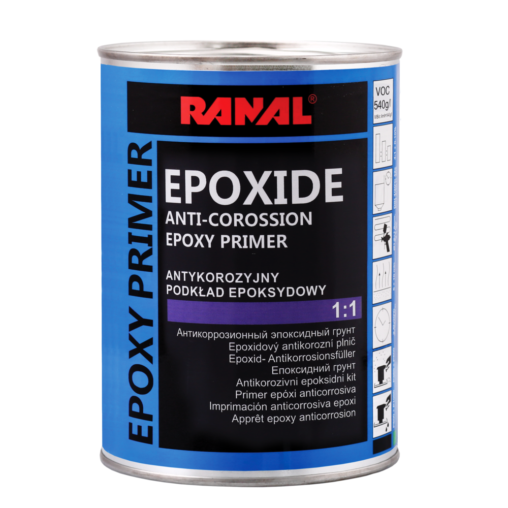 Антикорозионен епоксиден грунд 1+1 Сив - Anti-corrosion Epoxy Undercoat