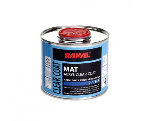Акрилен HS лак 2:1 MAT - Acrylic clear coat 2:1 MAT